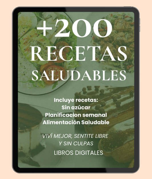 +200 RECETAS Saludables Antiinflamatorias - Planificación Semanal - Alimentación Saludable + 5 REGALOS !